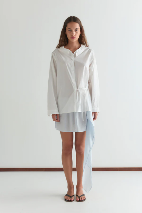 Left Shirt - White