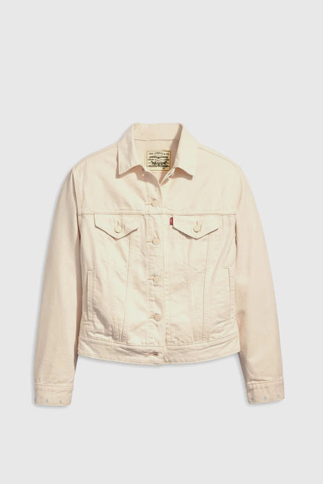 Down To Earth Trucker Jacket - Soft Ceramic