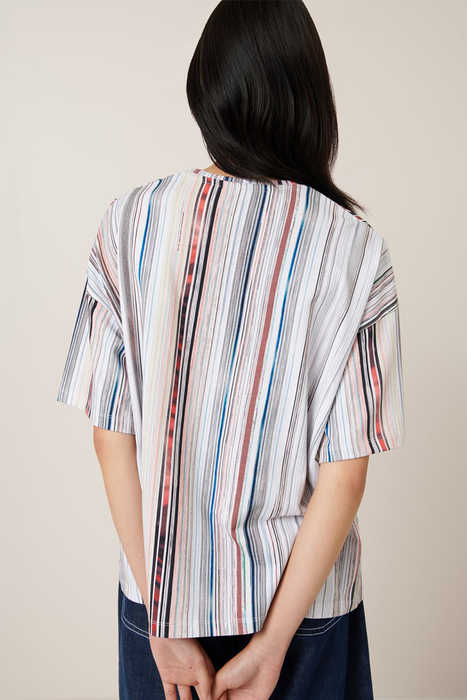 Library Tee - Library Stripe