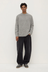 Lief Wool Blend Knit - Mid Grey Marle