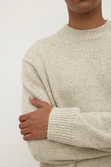 Lief Wool Blend Knit - Oat Marle