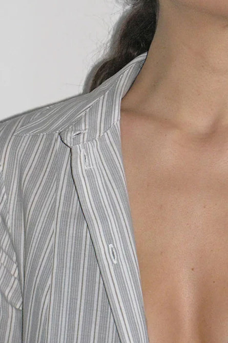 Line Shirt - Grey Stripe