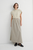 Linear Skirt - Ecru Stripe