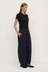 Lola Barrel Pant - Navy