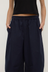Lola Barrel Pant - Navy