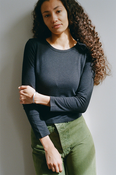 Longsleeve Mini Tee - Black