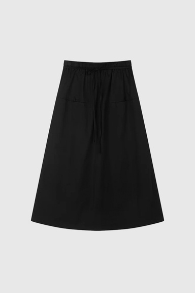 Loop Pocket Skirt - Black