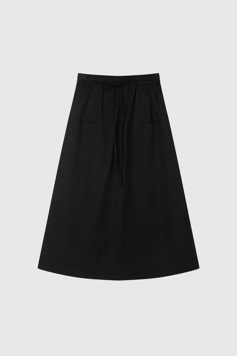 Loop Pocket Skirt - Black