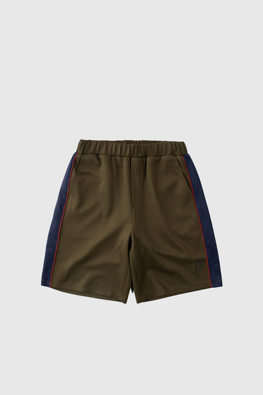 Love Yourself Shorts - Olive Brown / Navy