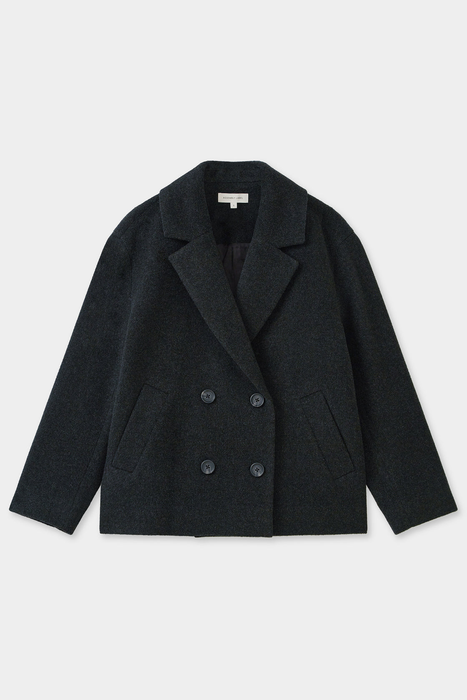 Lucy Wool Coat - Charcoal