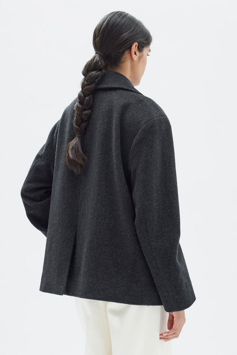 Lucy Wool Coat - Charcoal