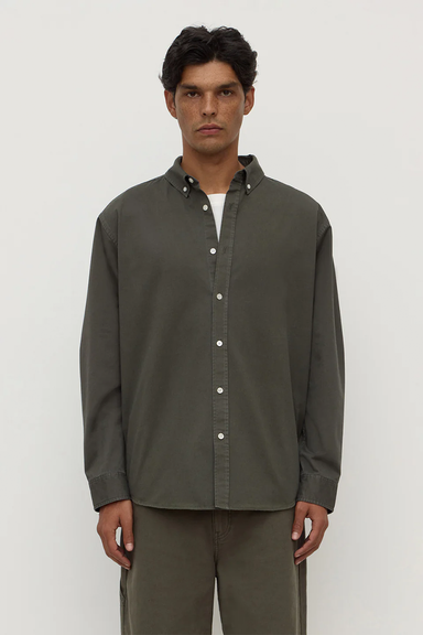 Maclean Long Sleeve Shirt - Moss