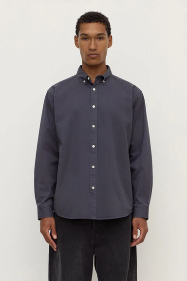 Maclean Long Sleeve Shirt - True Navy