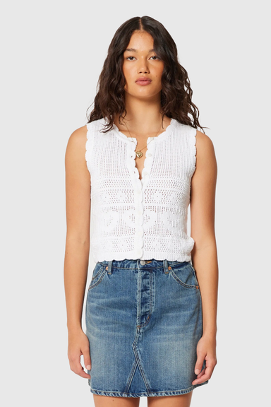 Maisie Top Knit - White