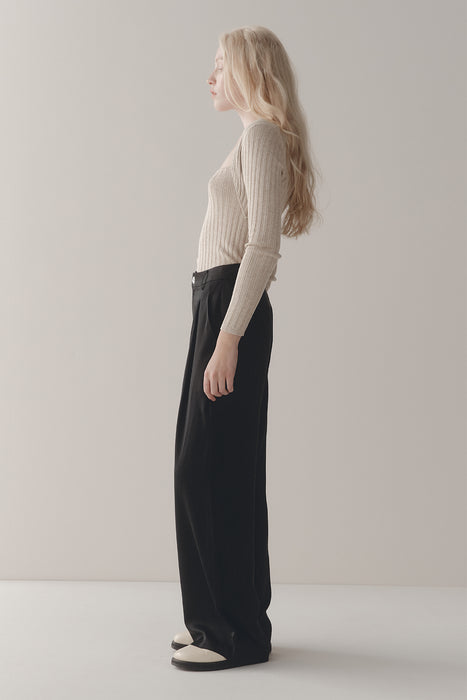 Willow Pant - Black Silk