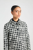 Maya Jacket - Black & Cream Check