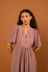 Mazzy Dress - Pink / Brown Gingham