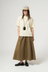Meadow Skirt - Cotton Linen Canteen Green