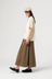 Meadow Skirt - Cotton Linen Canteen Green