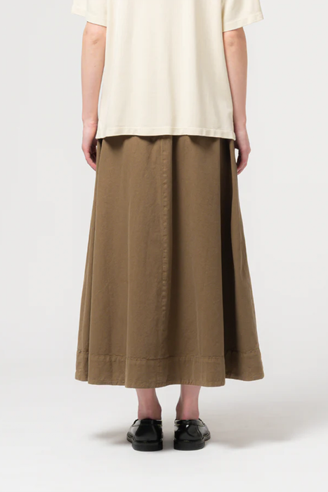 Meadow Skirt - Cotton Linen Canteen Green