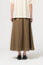 Meadow Skirt - Cotton Linen Canteen Green