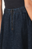 Meadow Skirt - Neppy Denim Indigo