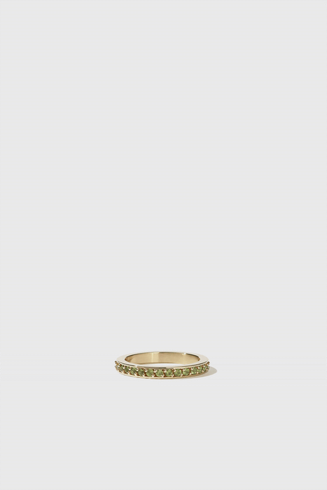 Glow Eternity Band - Gold Plated / Peridot