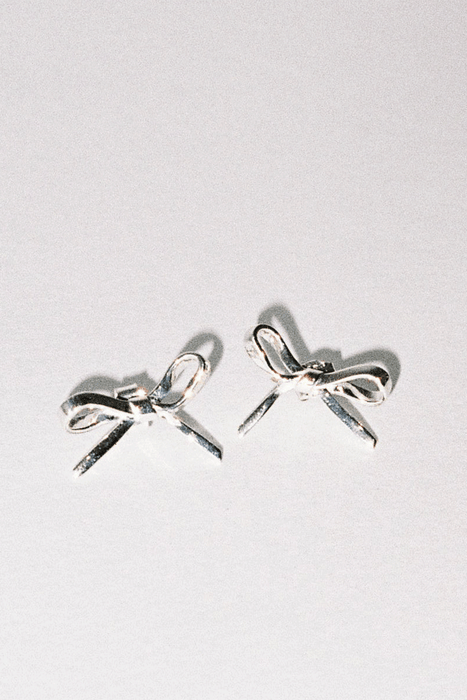 Bow Studs Small - Sterling Silver