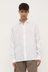 Mens Everyday Linen Long Sleeve Shirt - White