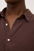 Mens Everyday Linen Long Sleeve Shirt - Ganache