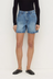 Mid Rise Vintage Denim Short - Classic Blue