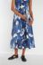 Midnight Dress - Cyanotype Floral