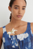 Midnight Dress - Cyanotype Floral