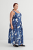 Midnight Dress - Cyanotype Floral