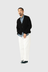 Mil Trousers Herringbone - White