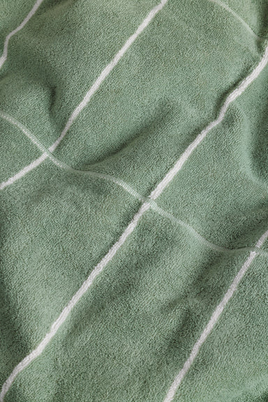 Miles Bath Sheet - Sage / Chalk