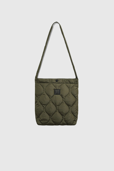 Military Cross Body Down Bag Medium - Dark Olive