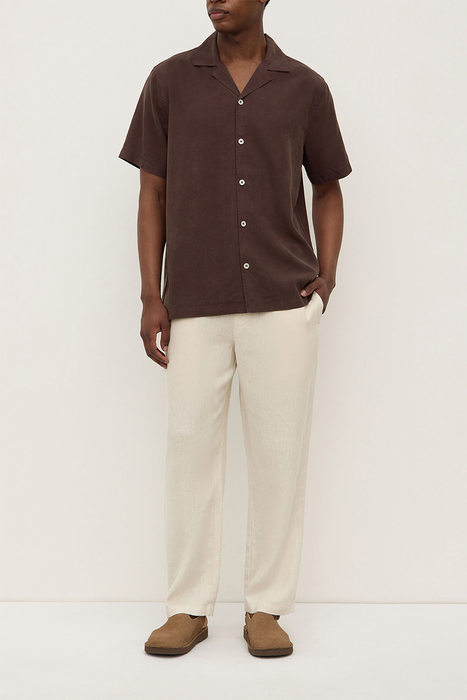 Miller Short Sleeve Shirt - Ganache