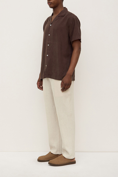 Miller Short Sleeve Shirt - Ganache