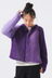 Mohair Crazy Cardigan - Purple