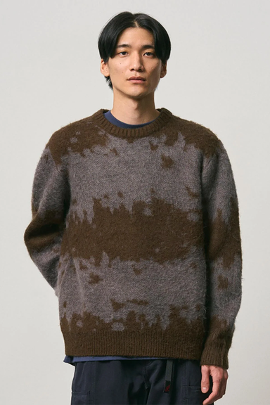 Mohair Splatter Sweater - Slate Splatter