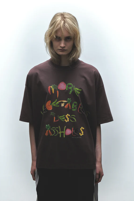 More Vegetables Less Assholes Tee - Own