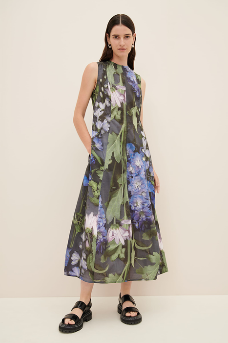 Mosaic Dress - Delphinium