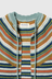 Multi Striped Vest - Light Blue