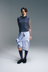 Murphy Striped Top - Navy