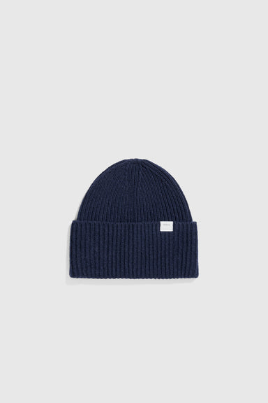 Norse Standard Merino Lambswool Beanie - Dark Navy