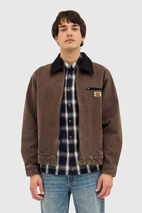 Nailhead Miner Jacket - Dark Brown