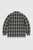 Nep Check Zip Shirt - Black