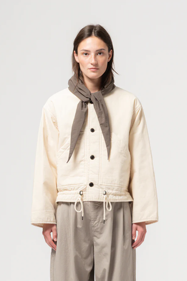 Neutron Jacket - Padded Cotton Ecru