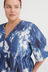 Nigella Dress - Cyanotype Floral